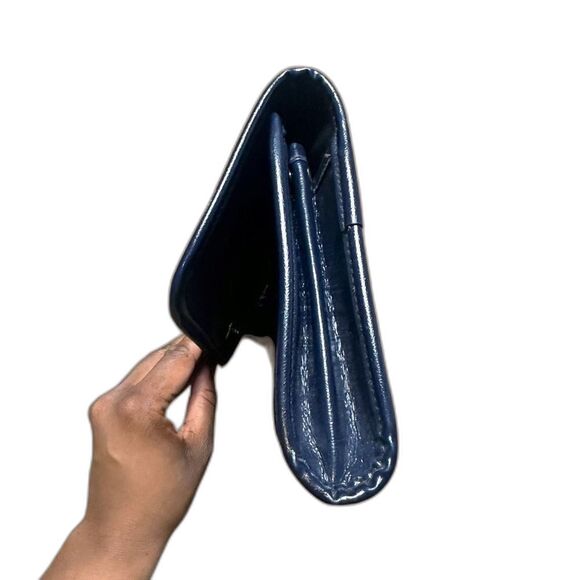 Vintage Faux Leather Clutch Smoking Costume Bag Theater Retro 80s 90s Purse - Picture 4 of 10